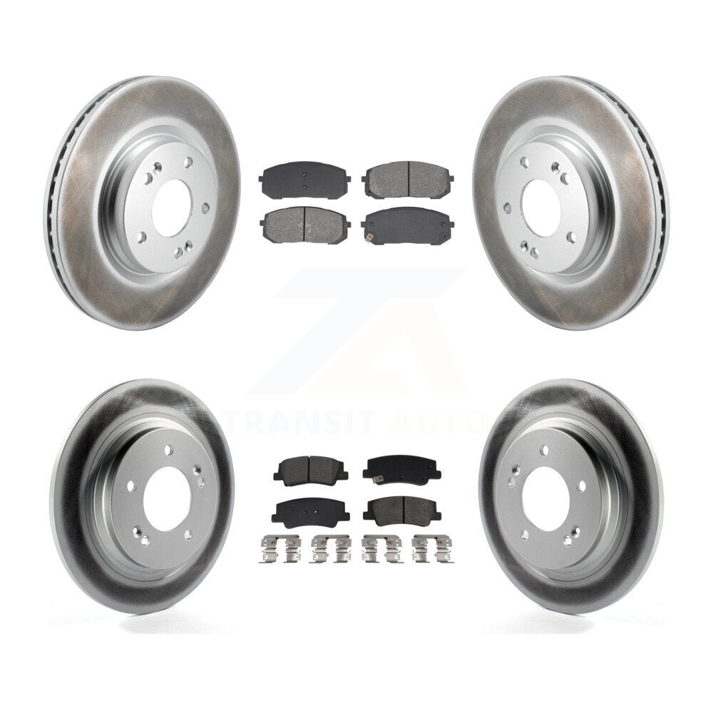 Transit Auto KGS-102546 Disc Brake Kit for 2020-2025 Hyundai Sonata, Kia Niro EV, Kia K5 - Front and Rear