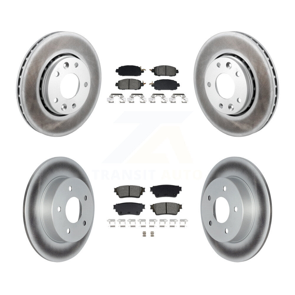 Transit Auto KGS-102548 Disc Brake Kit for 2021-2023 Nissan Kicks - Front and Rear