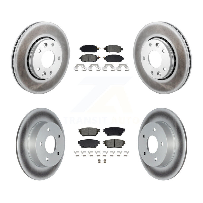 Transit Auto KGS-102548 Disc Brake Kit for 2021-2023 Nissan Kicks - Front and Rear
