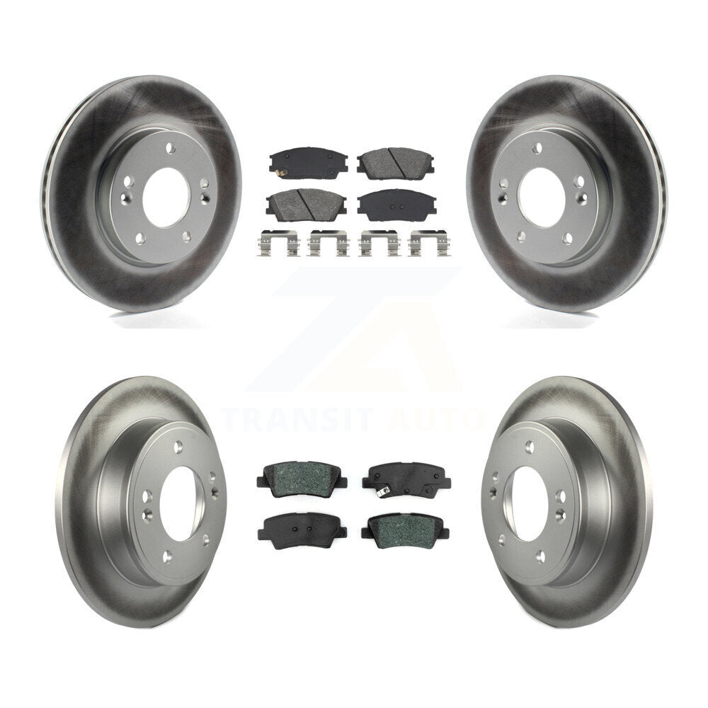Transit Auto KGS-102551 Disc Brake Kit for 2020-2023 Hyundai Venue, Kia Soul - Front and Rear