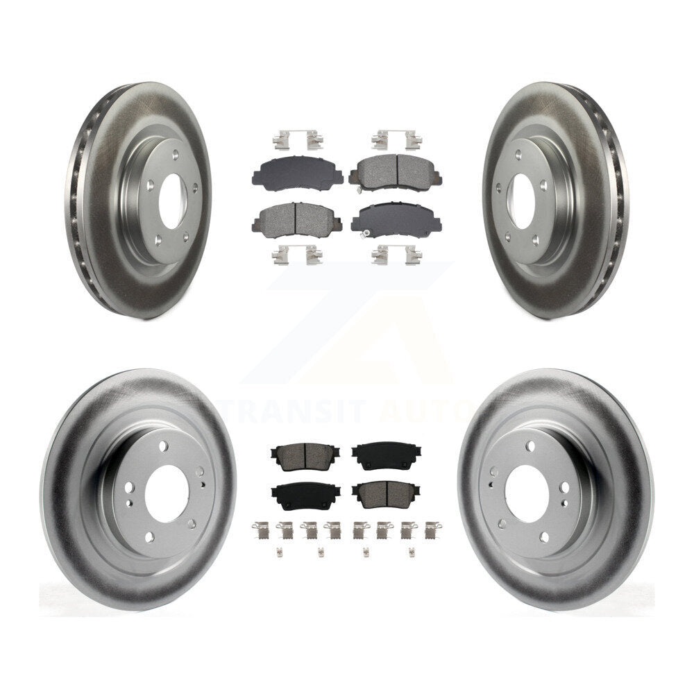 Transit Auto KGS-102553 Disc Brake Kit for 2018-2022 Mitsubishi Eclipse Cross - Front and Rear