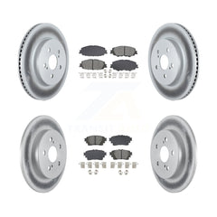 Transit Auto KGS-102555 Disc Brake Kit for 2019-2024 Toyota Corolla - Front and Rear