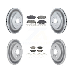 Transit Auto KGS-102556 Disc Brake Kit for 2019 Toyota Corolla - Front and Rear
