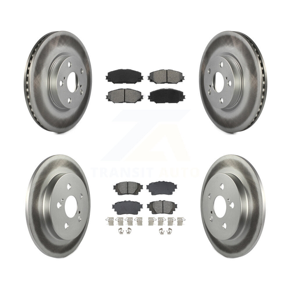 Transit Auto KGS-102557 Disc Brake Kit for 2019 Toyota Corolla - Front and Rear