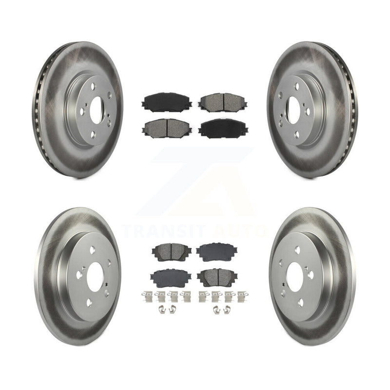 Transit Auto KGS-102557 Disc Brake Kit for 2019 Toyota Corolla - Front and Rear
