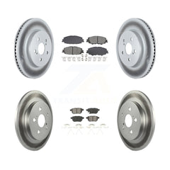 Transit Auto KGS-102558 Disc Brake Kit for 2020-2022 Toyota Corolla, Toyota Prius Prime - Front and Rear