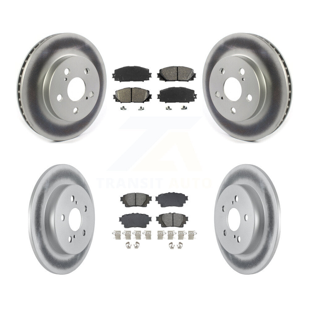 Transit Auto KGS-102559 Disc Brake Kit for 2020-2022 Toyota Corolla - Front and Rear