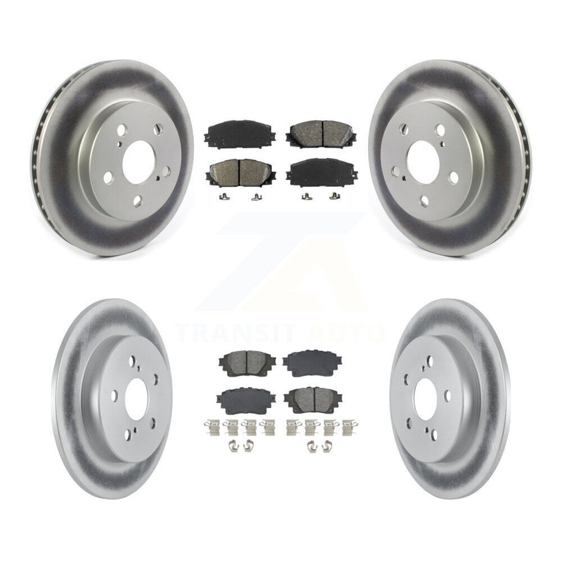 Transit Auto KGS-102559 Disc Brake Kit for 2020-2022 Toyota Corolla - Front and Rear