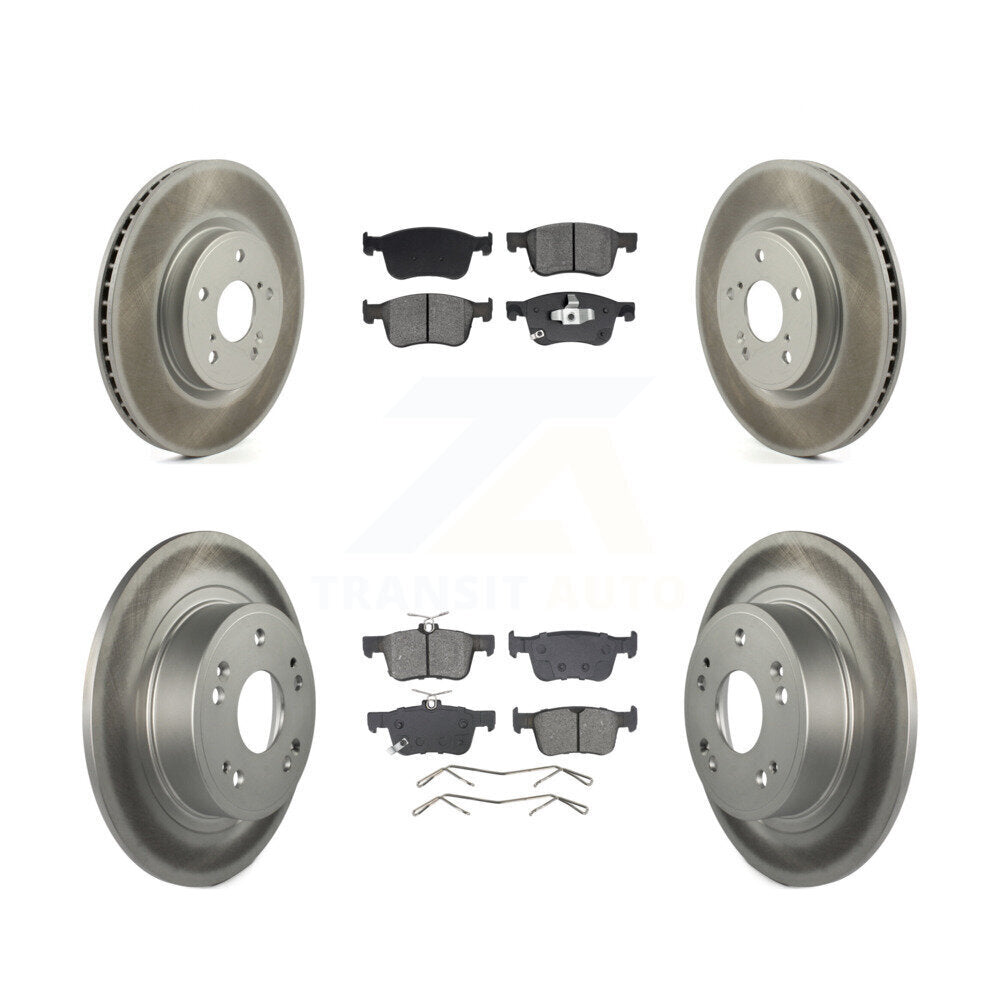 Transit Auto KGS-102560 Disc Brake Kit for 2018-2024 Honda Accord - Front and Rear