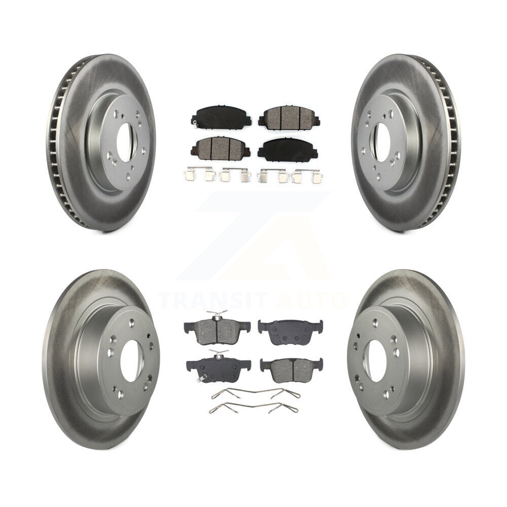 Transit Auto KGS-102561 Disc Brake Kit for 2018-2024 Honda Accord - Front and Rear