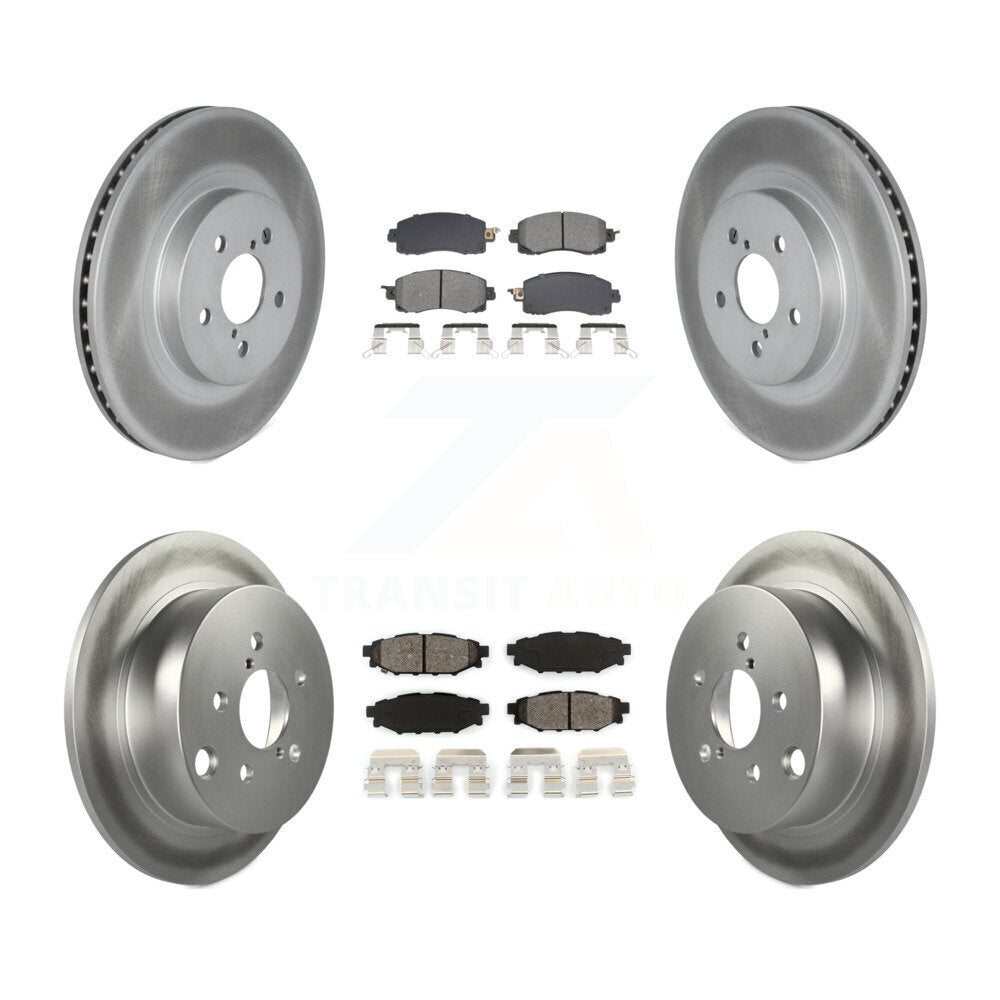 Transit Auto KGS-102562 Disc Brake Kit for 2017-2023 Subaru Crosstrek, Subaru Impreza - Front and Rear