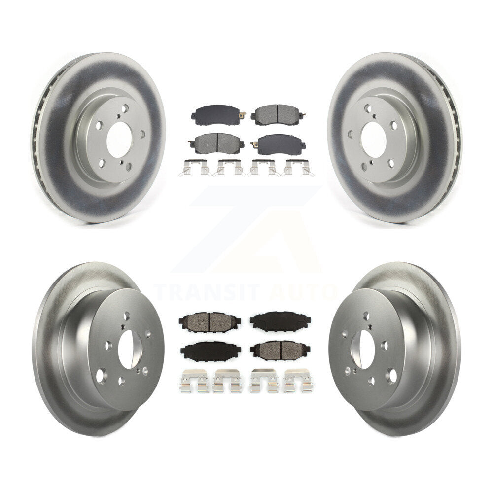 Transit Auto KGS-102563 Disc Brake Kit for 2017-2023 Subaru Impreza - Front and Rear