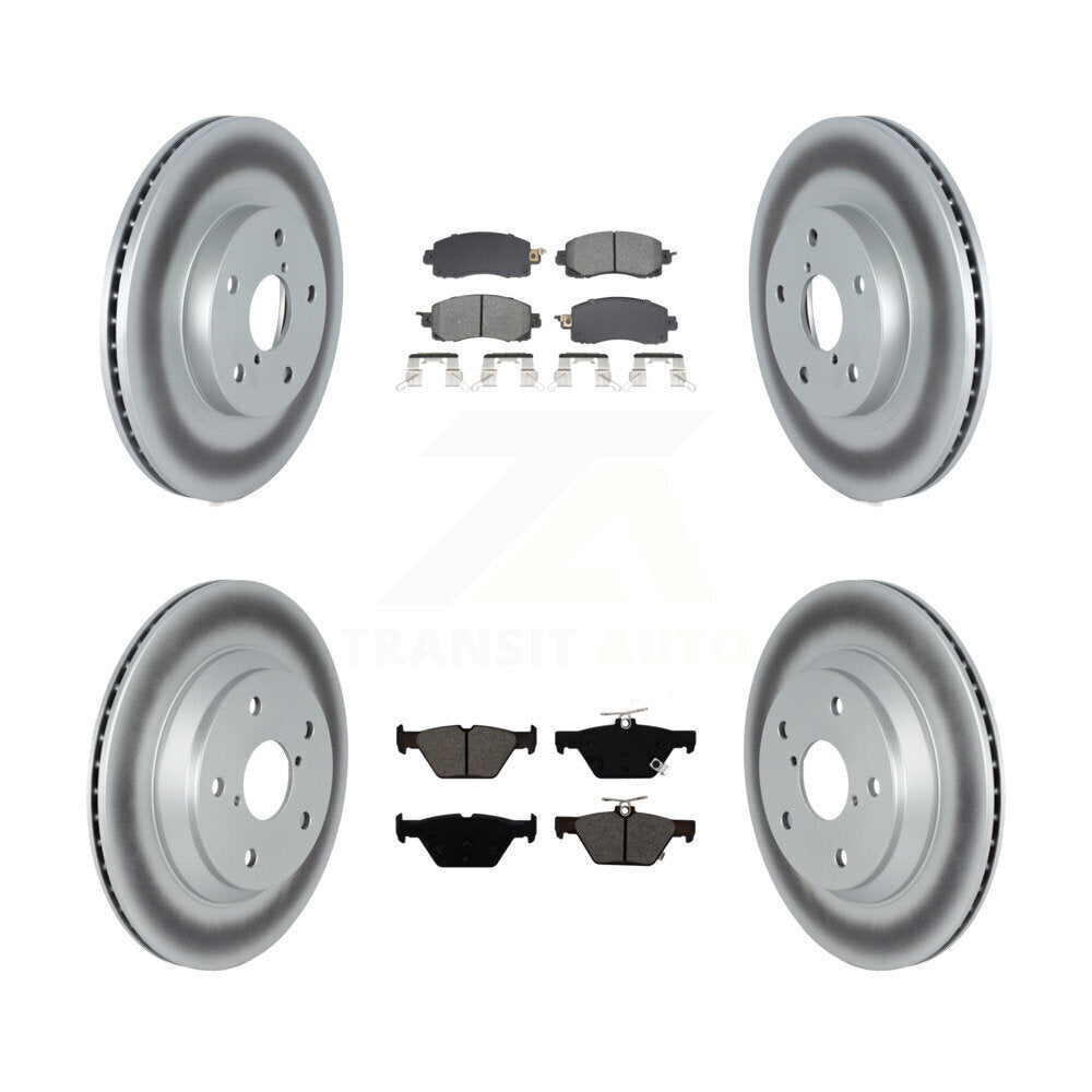 Transit Auto KGS-102565 Disc Brake Kit for 2019-2022 Subaru Forester - Front and Rear
