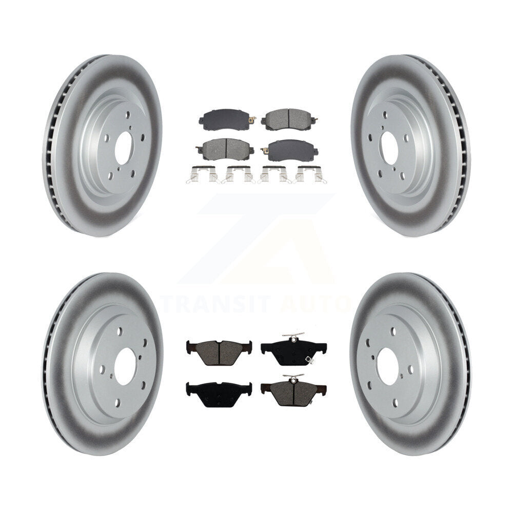 Transit Auto KGS-102566 Disc Brake Kit for 2019-2024 Subaru Crosstrek, Subaru Forester - Front and Rear