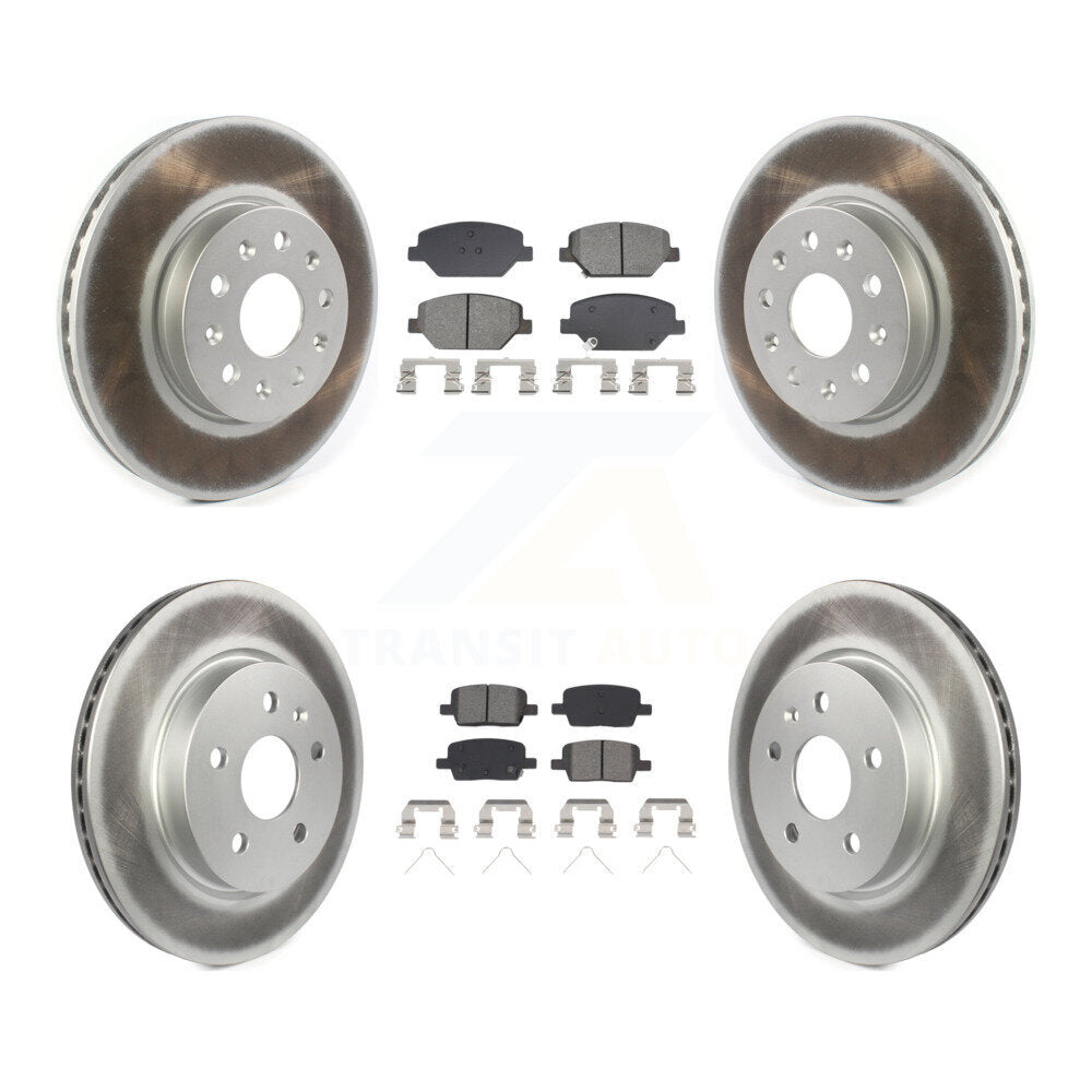 Transit Auto KGS-102570 Disc Brake Kit for 2016-2020 Chevrolet Camaro - Front and Rear
