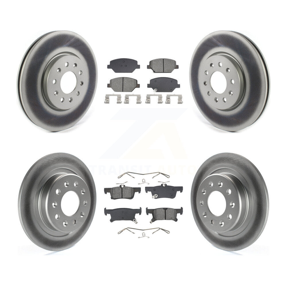 Transit Auto KGS-102572 Disc Brake Kit for 2016-2018 Buick Envision - Front and Rear