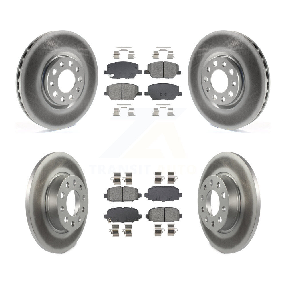 Transit Auto KGS-102575 Disc Brake Kit for 2018-2022 Jeep Compass - Front and Rear