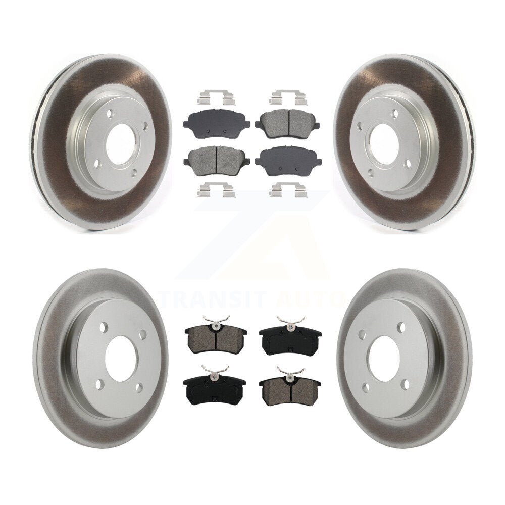 Transit Auto KGS-102576 Disc Brake Kit for 2014-2019 Ford Fiesta - Front and Rear