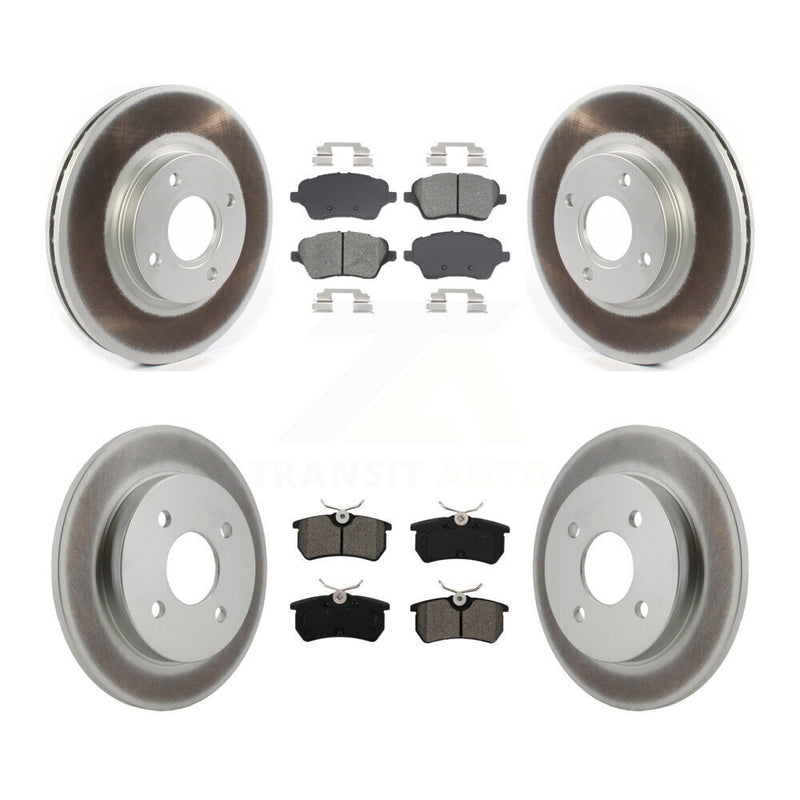 Transit Auto KGS-102576 Disc Brake Kit for 2014-2019 Ford Fiesta - Front and Rear