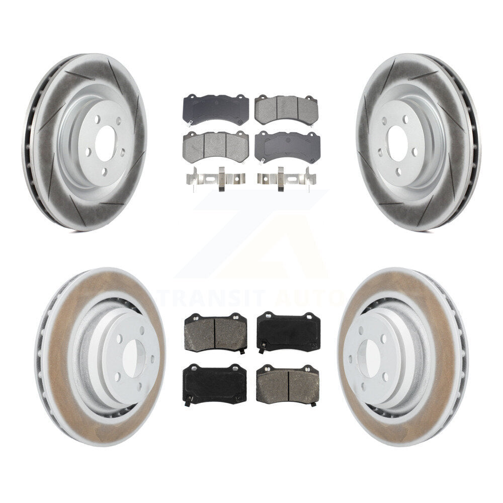 Transit Auto KGS-102579 Disc Brake Kit for 2015-2021 Dodge Charger, Dodge Challenger - Front and Rear