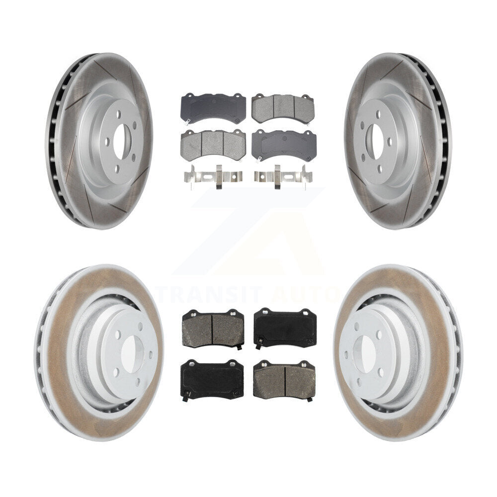 Transit Auto KGS-102580 Disc Brake Kit for 2015-2021 Dodge Charger, Dodge Challenger - Front and Rear