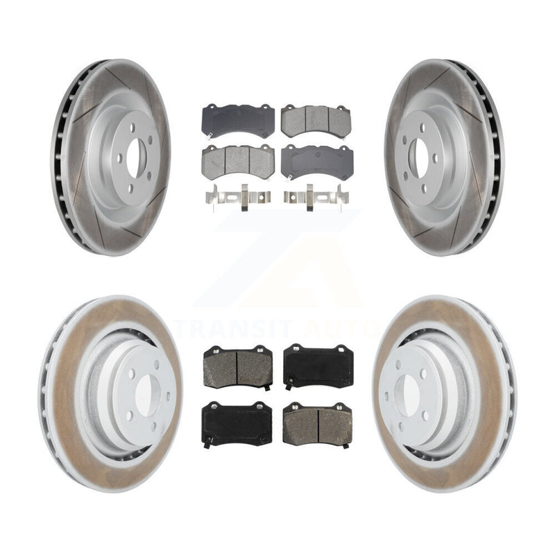 Transit Auto KGS-102580 Disc Brake Kit for 2015-2021 Dodge Charger, Dodge Challenger - Front and Rear