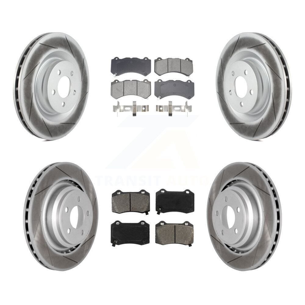 Transit Auto KGS-102581 Disc Brake Kit for 2015-2021 Dodge Charger, Dodge Challenger - Front and Rear