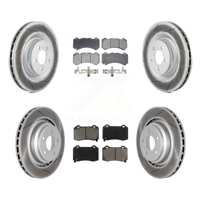 Transit Auto KGS-102581 Disc Brake Kit for 2015-2021 Dodge Charger, Dodge Challenger - Front and Rear