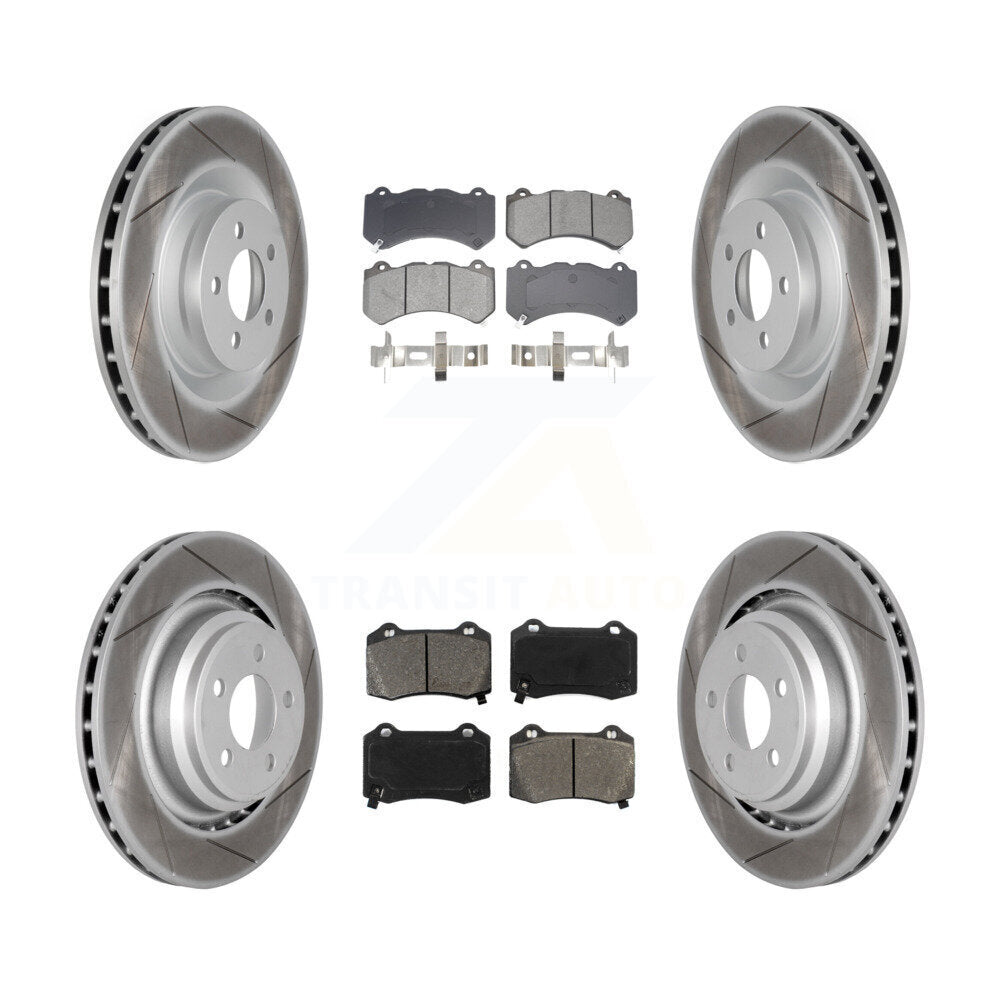 Transit Auto KGS-102582 Disc Brake Kit for 2015-2021 Dodge Charger, Dodge Challenger - Front and Rear