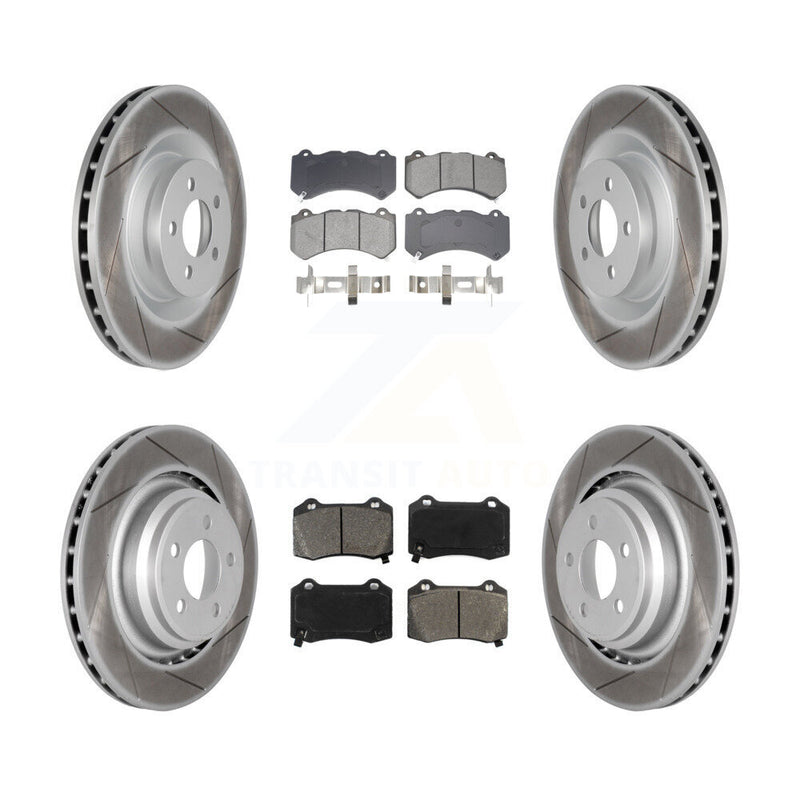 Transit Auto KGS-102582 Disc Brake Kit for 2015-2021 Dodge Charger, Dodge Challenger - Front and Rear