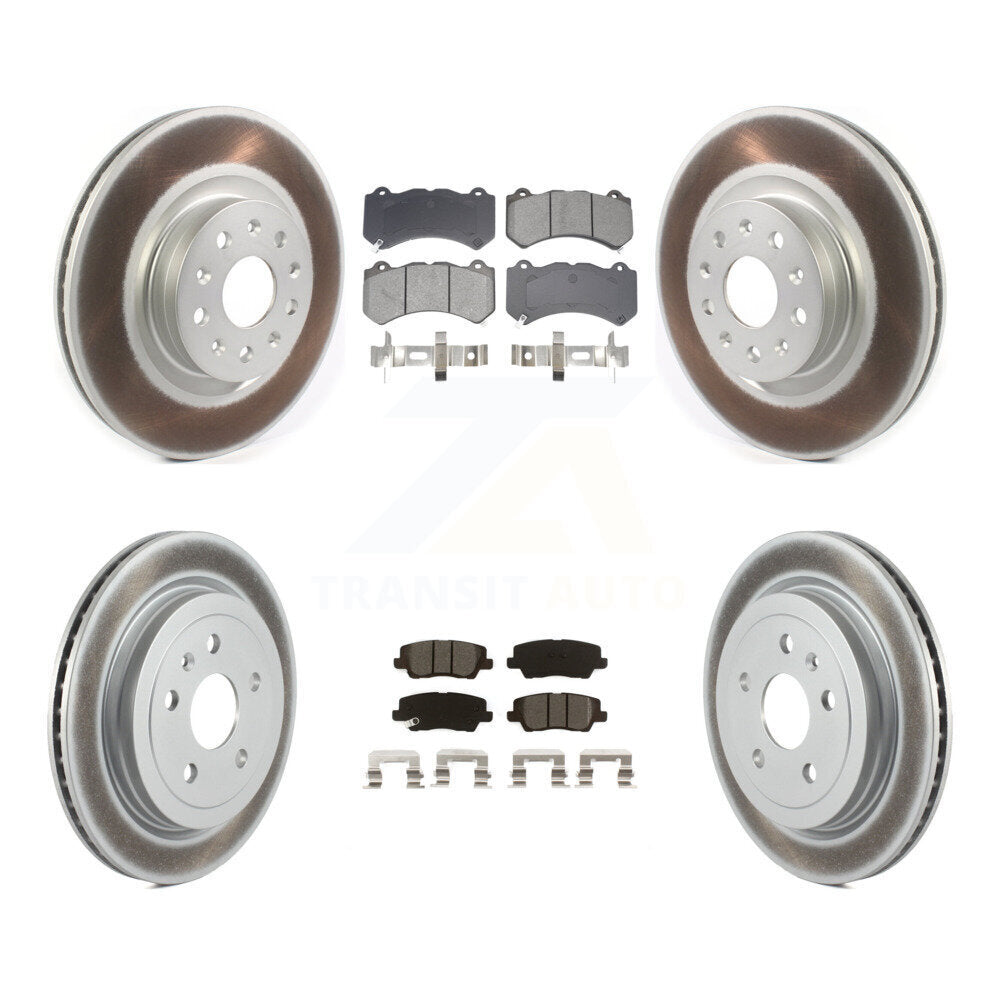 Transit Auto KGS-102583 Disc Brake Kit for 2016 Cadillac CTS - Front and Rear