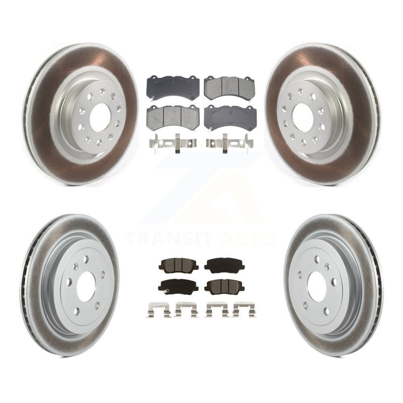 Transit Auto KGS-102583 Disc Brake Kit for 2016 Cadillac CTS - Front and Rear