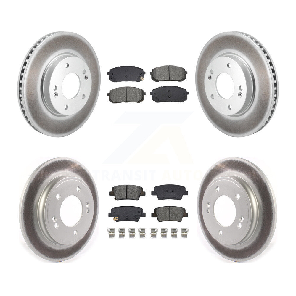 Transit Auto KGS-102587 Disc Brake Kit for 2021-2023 Hyundai Elantra - Front and Rear