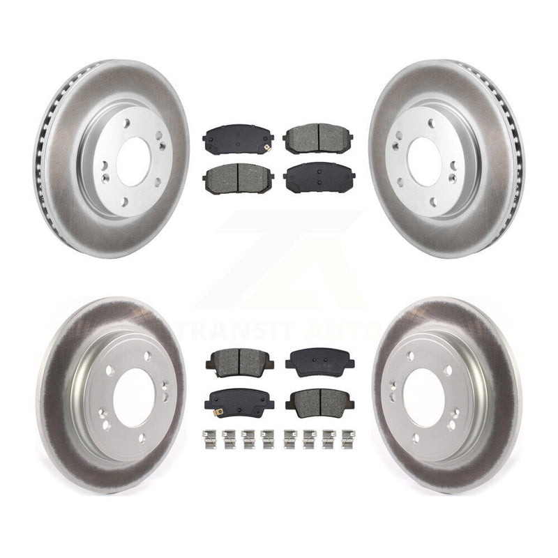 Transit Auto KGS-102587 Disc Brake Kit for 2021-2023 Hyundai Elantra - Front and Rear