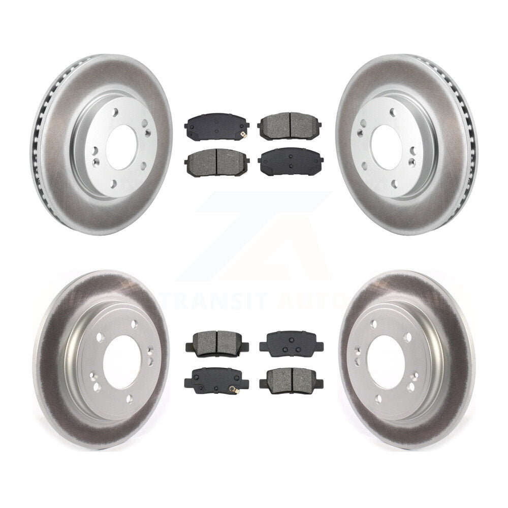 Transit Auto KGS-102588 Disc Brake Kit for 2021-2023 Hyundai Elantra - Front and Rear
