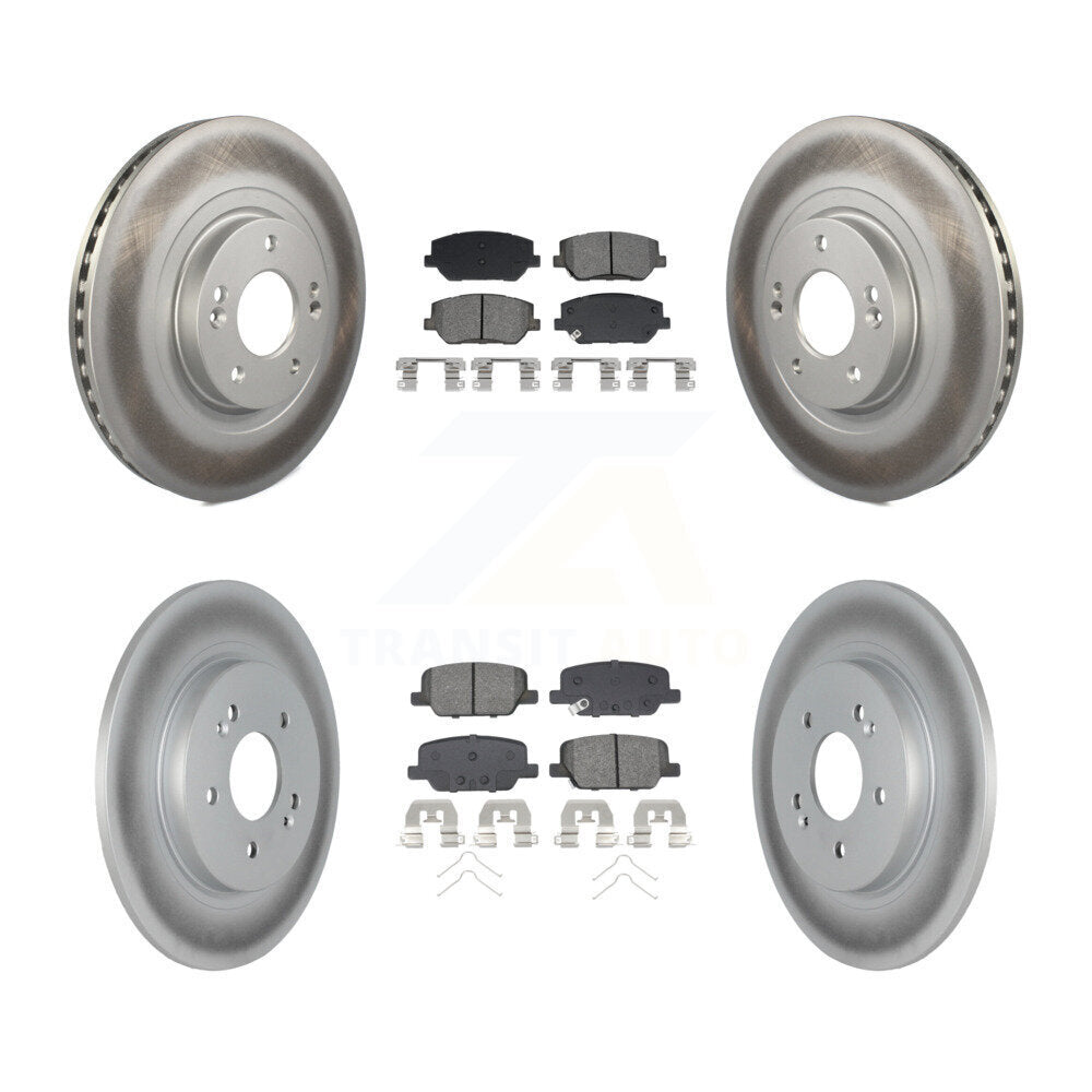 Transit Auto KGS-102596 Disc Brake Kit for 2019-2020 Hyundai Santa Fe - Front and Rear