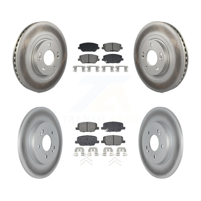 Transit Auto KGS-102596 Disc Brake Kit for 2019-2020 Hyundai Santa Fe - Front and Rear