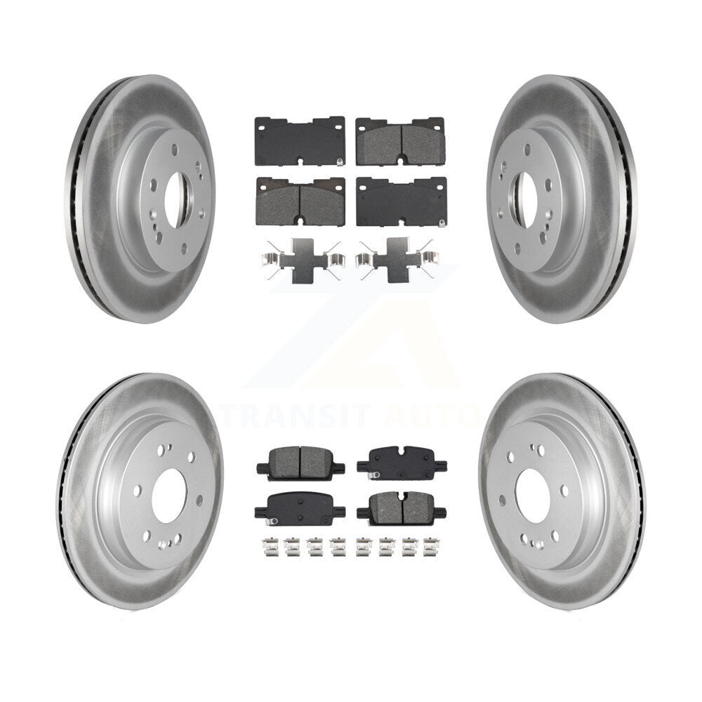 Transit Auto KGS-102597 Disc Brake Kit for 2020-2024 Chevrolet Silverado 1500 LTD, GMC Sierra 1500 Limited and More - Front and Rear