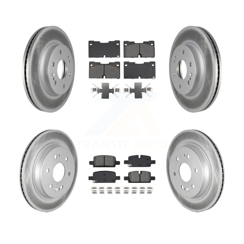 Transit Auto KGS-102597 Disc Brake Kit for 2020-2024 Chevrolet Silverado 1500 LTD, GMC Sierra 1500 Limited and More - Front and Rear