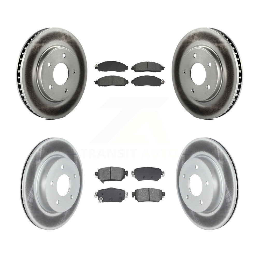 Transit Auto KGS-102598 Disc Brake Kit for 2018-2023 Nissan LEAF - Front and Rear