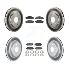Transit Auto KGS-102599 Disc Brake Kit for 2018 Nissan LEAF - Front and Rear