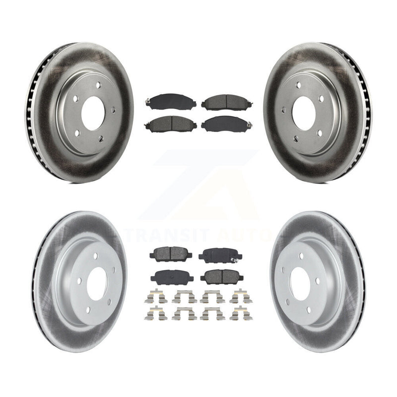 Transit Auto KGS-102599 Disc Brake Kit for 2018 Nissan LEAF - Front and Rear