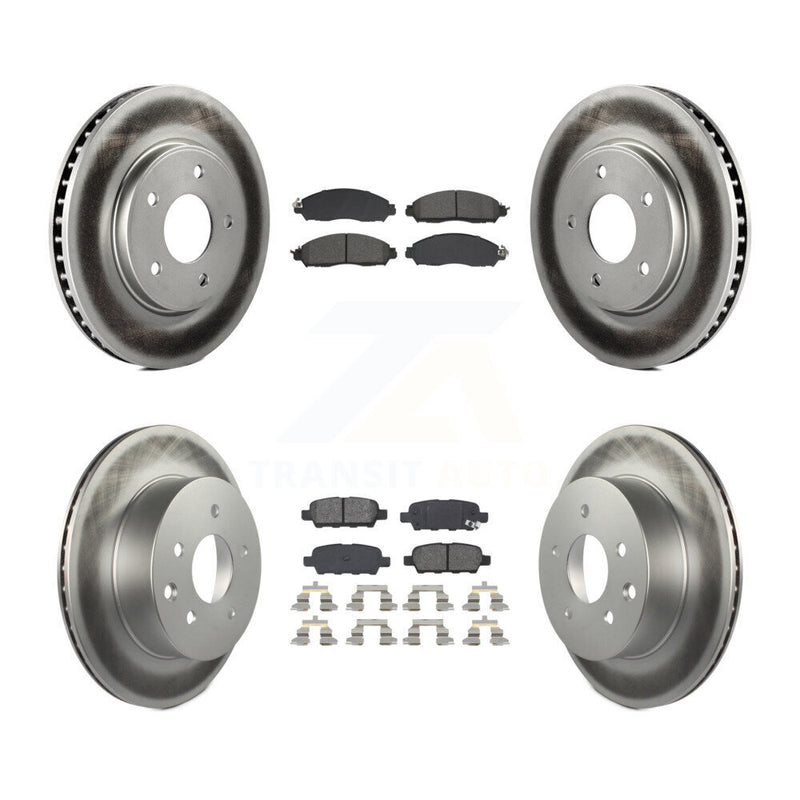 Transit Auto KGS-102600 Disc Brake Kit for 2018-2022 Nissan LEAF - Front and Rear