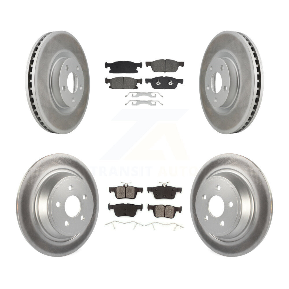 Transit Auto KGS-102603 Disc Brake Kit for 2018-2020 Lincoln Continental - Front and Rear