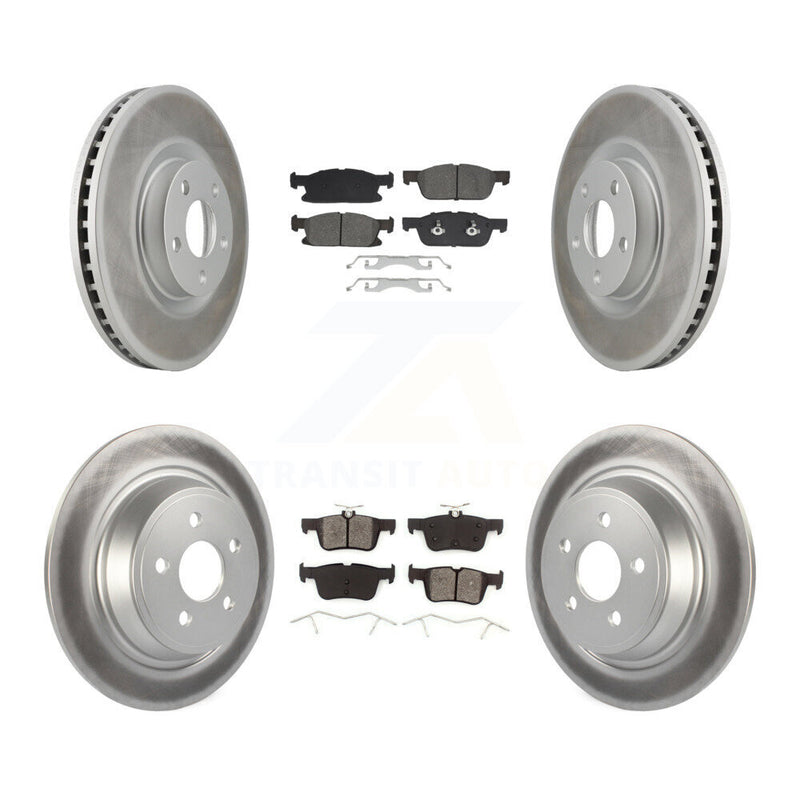Transit Auto KGS-102603 Disc Brake Kit for 2018-2020 Lincoln Continental - Front and Rear