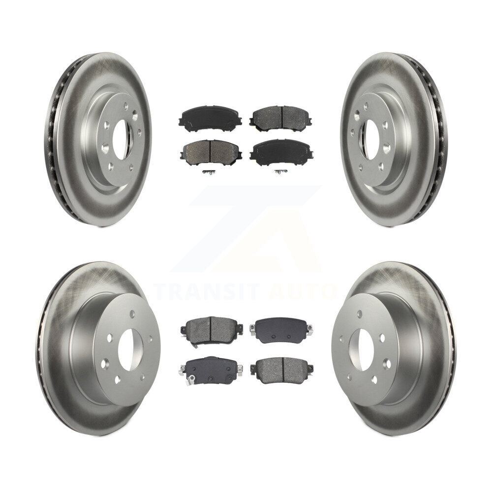 Transit Auto KGS-102604 Disc Brake Kit for 2019 Nissan Rogue Sport - Front and Rear