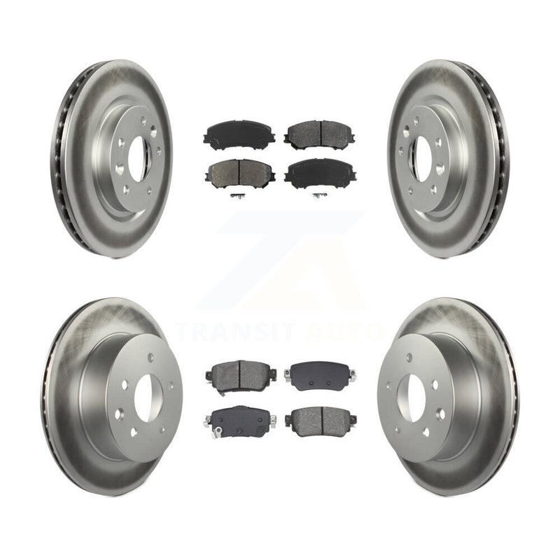 Transit Auto KGS-102604 Disc Brake Kit for 2019 Nissan Rogue Sport - Front and Rear