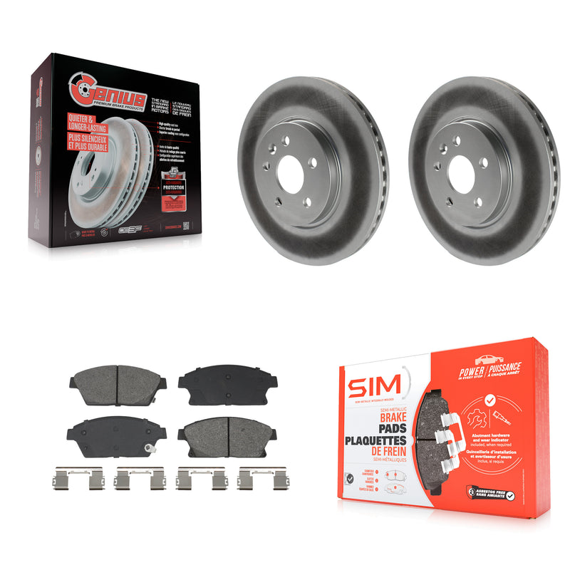 Transit Auto KGS-102633 Disc Brake Kit for 2013-2017 Buick Encore, Chevrolet Trax - Front