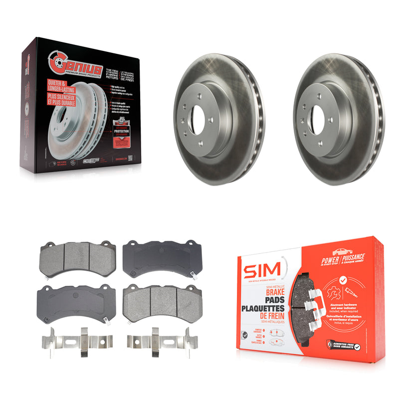 Transit Auto KGS-102636 Disc Brake Kit for 2017-2019 Cadillac ATS - Front