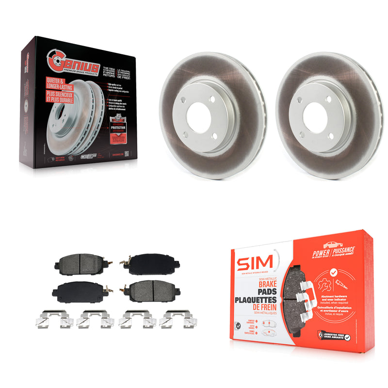 Transit Auto KGS-102643 Disc Brake Kit for 2024 Nissan Sentra - Front